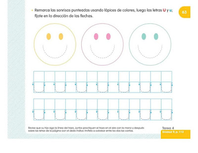 Remarcar Vocal U para Inicial Preescolar