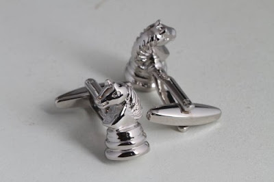 Knight in Chess Cufflinks