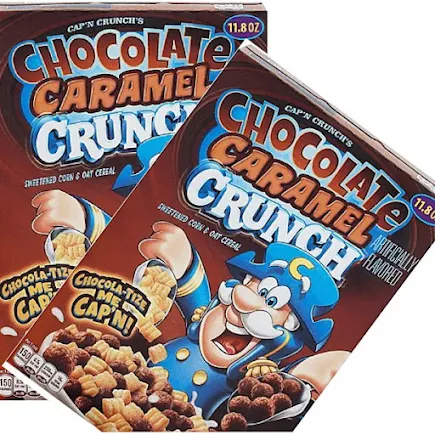 Cap'N Crunch's Sweetened Corn & Oat Cereal Chocolate Caramel Crunch