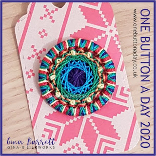 Day 346 : Fairy Lights - One Button a Day 2020 by Gina Barrett