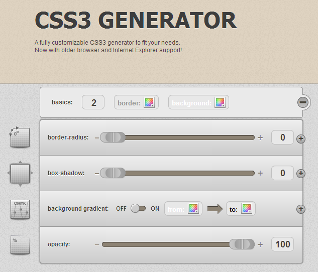 CSS3 Generator
