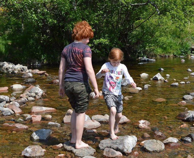 A Family BBQ at Ingram Valley, Northumberland National Park  - river Breamish