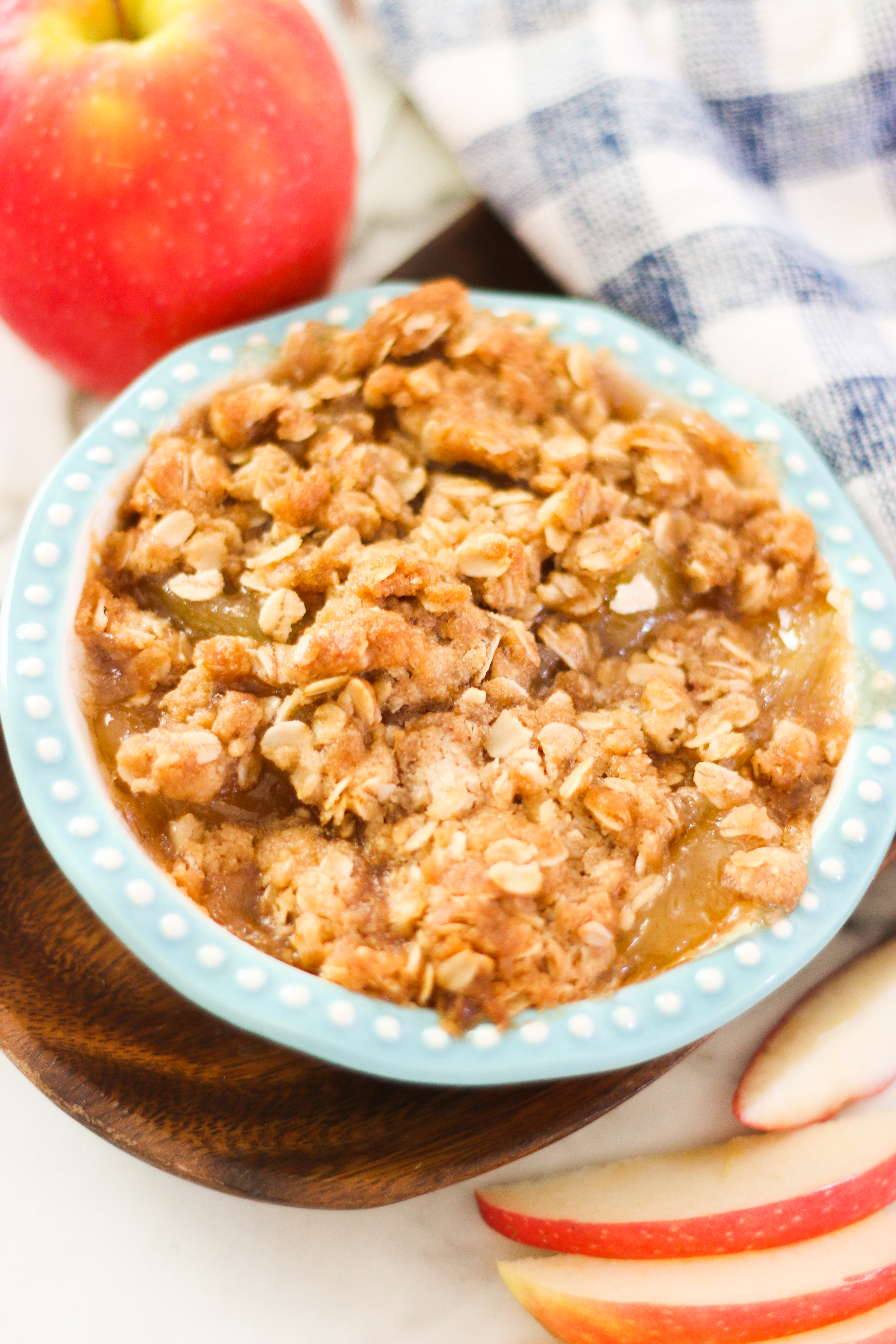 single serving apple crisp