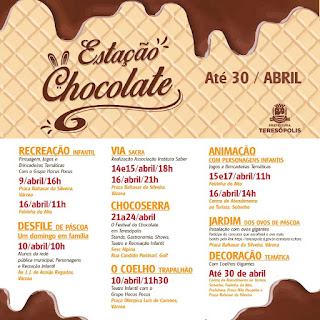 ChocoSerra 2022  Teresópolis contará com shows, animação, recreação e teatro infantil