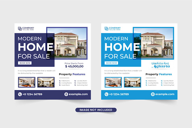 Creative home selling business template free download