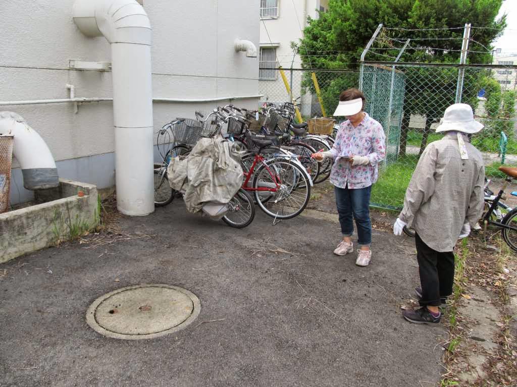 自転車 撤去 予告