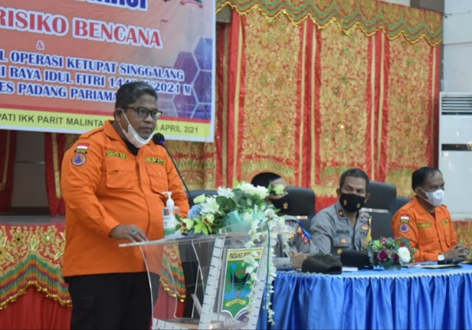 Suhatri Bur buka rakor kajian resiko bencana dan operasi ketupat singgalang tahun 2021