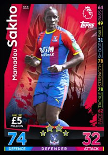 Match Attax 2018-2019 Crystal Palace Premier League