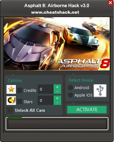 Asphalt 8 airborne hack