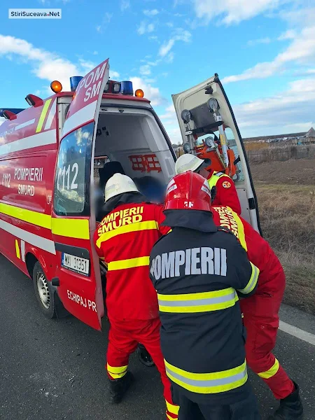 Accident cu patru mașini, la Cornu Luncii. Două persoane rănite