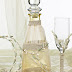 Wedding wine glass and decanter from Greece N587 N588