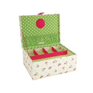 Buy Button It Large Floral Sewing Box 301