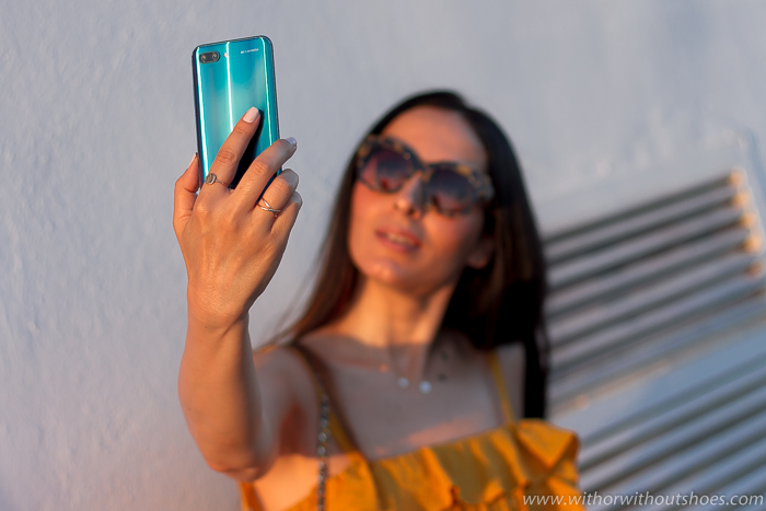 Fotografía Selfies con cámara Smartphone Honor 10