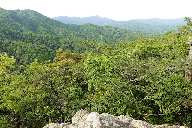 鳥取県西伯郡南部町八金 金華山登山道からの眺望