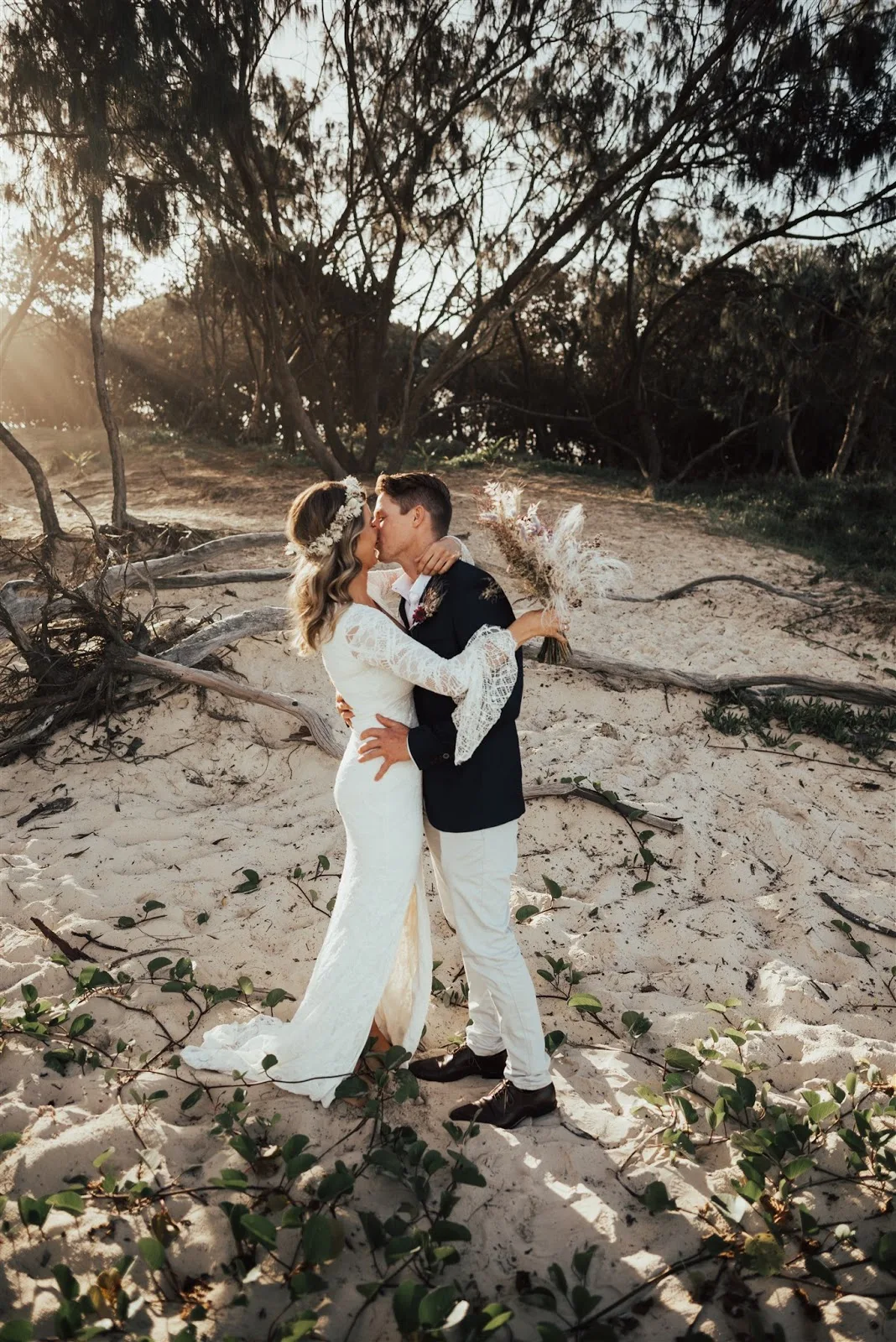 bird and boy photography beach wedding grace loves lace florals