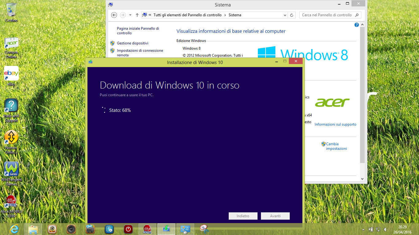 Come mantenere tutte le App e le impostazioni originali di PC Windows 7, 8, 8.1, aggiornando a Windows 10 HTNovo
