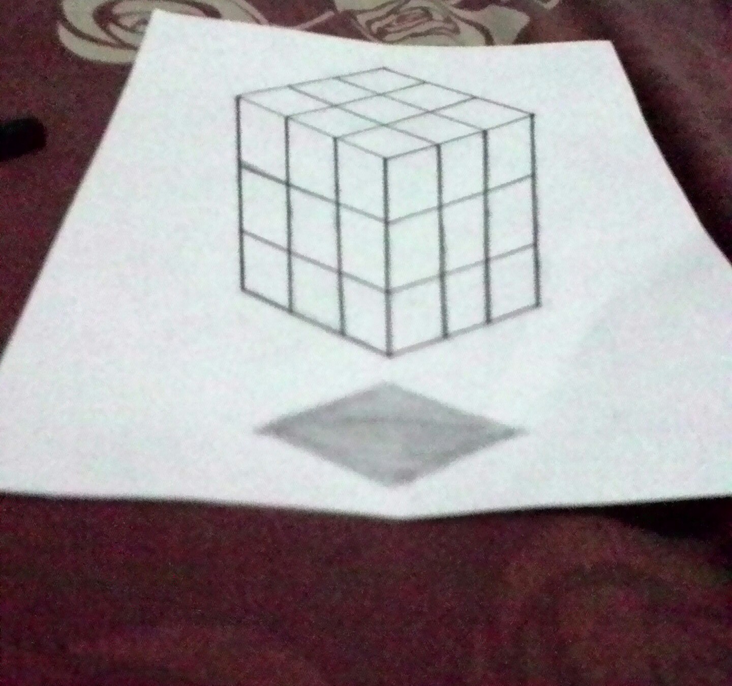 Gambar Raffaanzzhra Tutorial Menggambar Rubik 3d Mudah Pemula Jadi