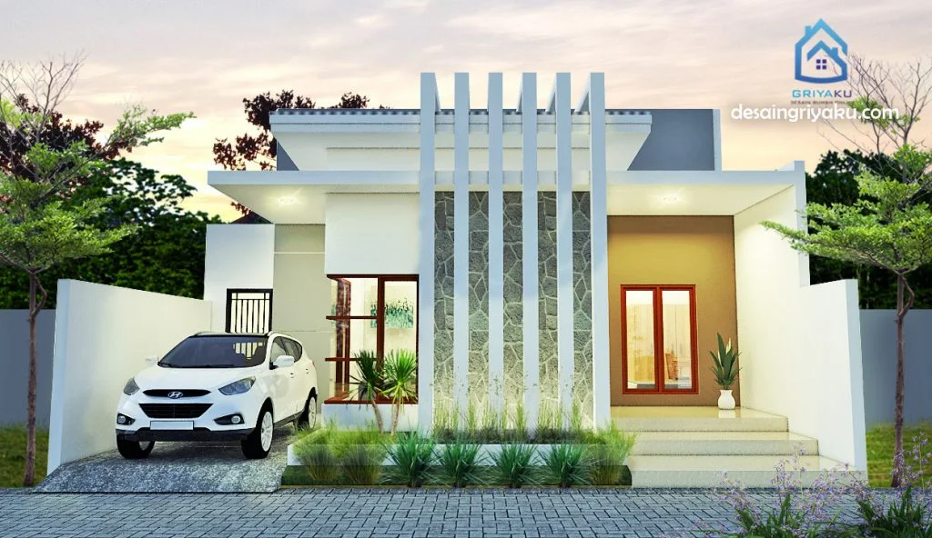 Rumah 10x17 Minimalis 1 Lantai Jasa Desain Rumah Online - Rumah minimalis modern 1 lantai