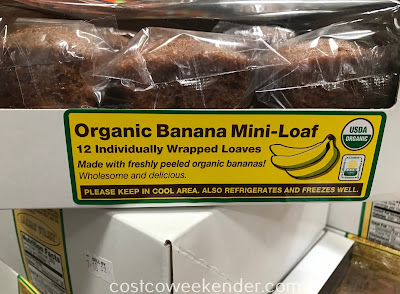 Costco 910153 - Bakery Street Organic Banana Mini-Loaf Cake: a perfect-sized snack for your kid's lunch box