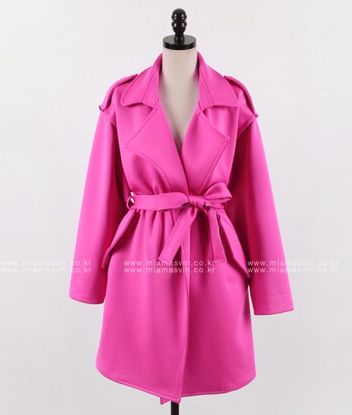 Drop Shoulder Trench Coat