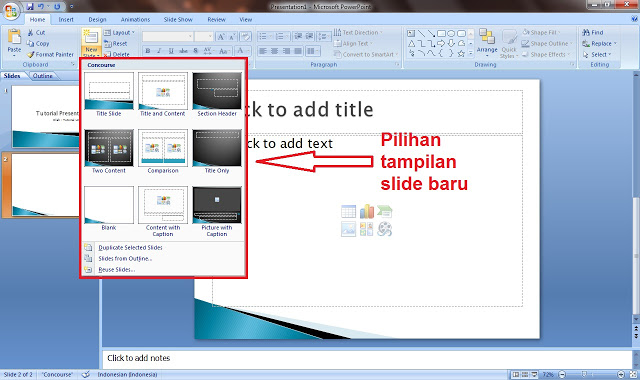 Cara membuat presentasi di Microsoft PowerPoint