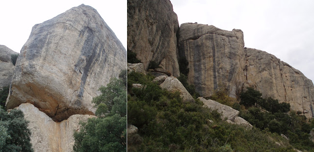 Serra del Montsant - Albarca-Sant Joan del Codolà-Grau dels 3 Esgraons-Cova Santa-Roca Corbatera-Ermita de la Mare de Déu del Montsant; Serra del Montsant i Albarca; blocs de pedra a la Serra del Montsant