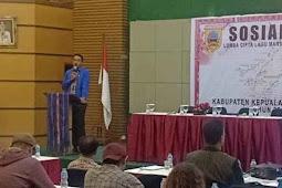 Rynhard Matatula Sosialisasi Lomba Cipta Mars Tanimbar di Jakarta