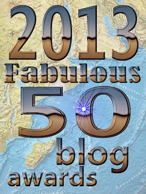 Winner - 2013 Fabulous 50 Blog Awards