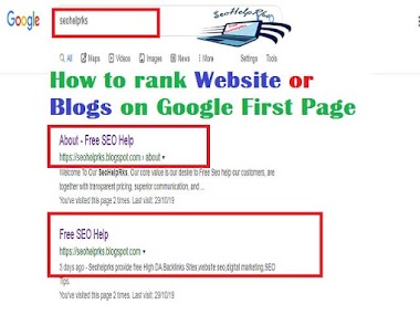 How to rank Website on Google First Page | How to rank Blog Post on Google First Page