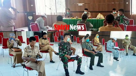 Camat, Danramil dan Kapolsek Moncongloe Gelar Rakoord Pembentukan Gugus Tugas PP Covid 19, Kec Moncongloe