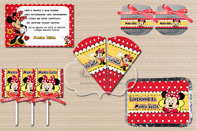 Minnie, Personalizados, convite minnie, pirulito minnie, marmita minnie, cone minni, pote de papinha minnie