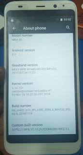 Maxtel Max-20 All Version Firmware Flash File MT6580 100% Tested