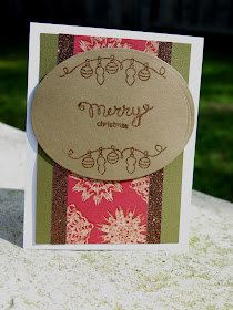 Merry Christmas Card by Danielle Pandeline for Newton's Nook Designs