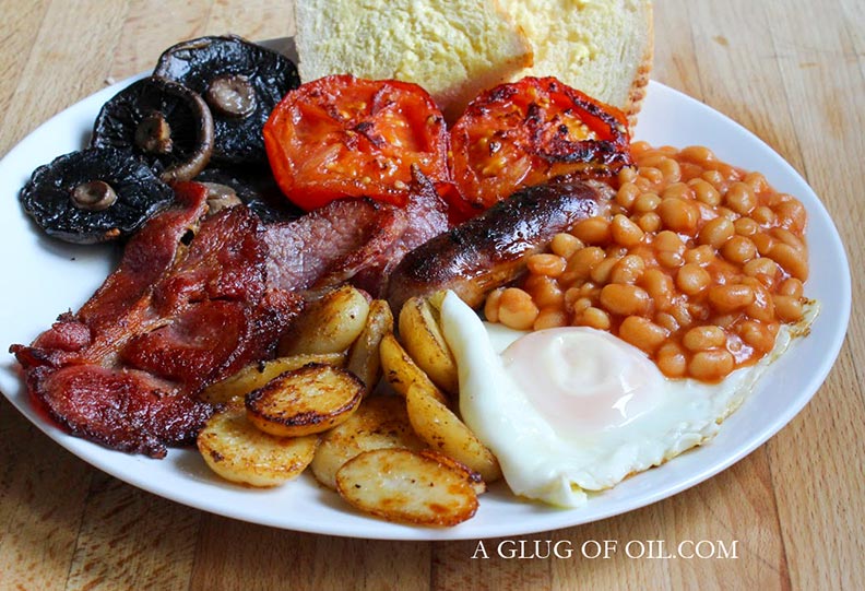 Full English Breakfast or fry up breakfast.