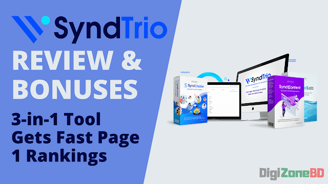 SyndTrio Review - 3-in-1 Tool Gets Fast Page 1 Rankings | Synd Trio OTO and Bonuses