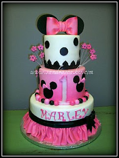Minnie Mouse cakes for children parties