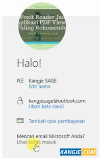 Cara Membuat Email Microsoft atau Microsoft Account