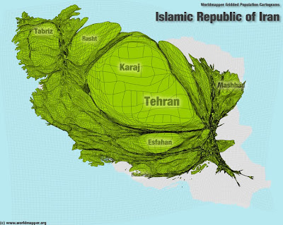 Iran Population Map