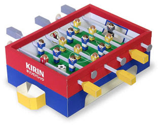 Foosball Papercraft