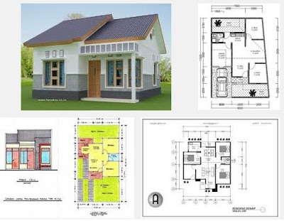 desain rumah sederhana 3 kamar 1 lantai terbaru