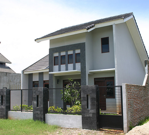  Rumah  Minimalis Modern Gambar dan Jenis Pagar  Rumah  