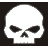 Harley Davidson stickers skull
