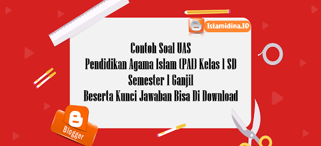 contoh download soal uas pas kelas 1 sd semester ganjil 1 ktsp kurikulum 2006 2013 2016 2017 2020 2019