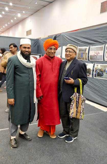 author with Swami Agnivesh