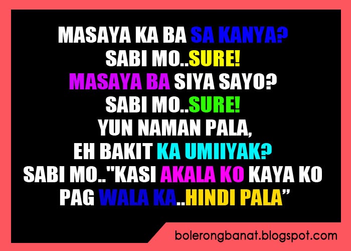 Love Quotes Kilig Wallpapers: 03012014 04012014 Bolerong Banat Cheezy ...