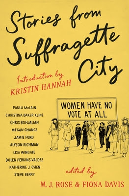book cover of historical fiction anthology Stories from Suffragette City
