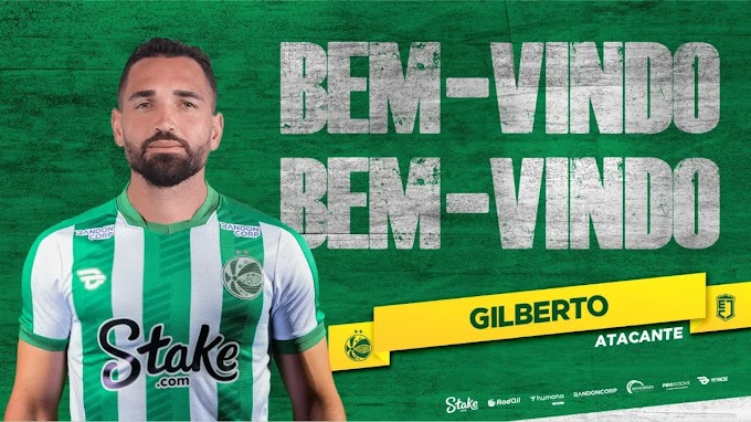 Juventude anuncia a contratação do atacante Gilberto