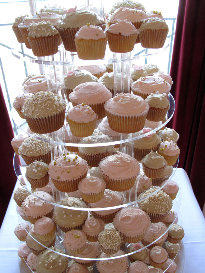 Labels cupcake tower cupcakes weddings