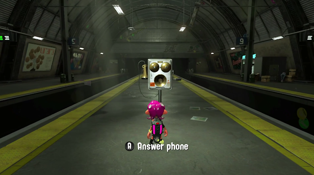 Splatoon 2 Octo Expansion answer phone