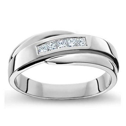 Mens Tiffany Co 6mm Lucida Band Wedding Ring Solid Platinum